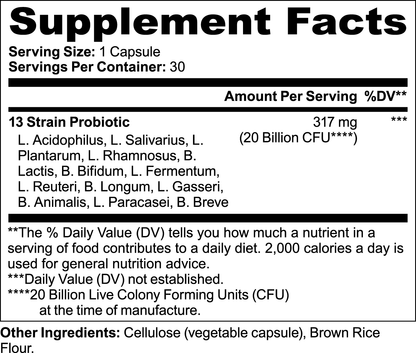 Probiotic (20 Billion CFU)