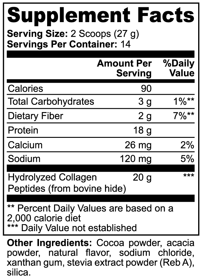 Collagen Peptides (Chocolate)